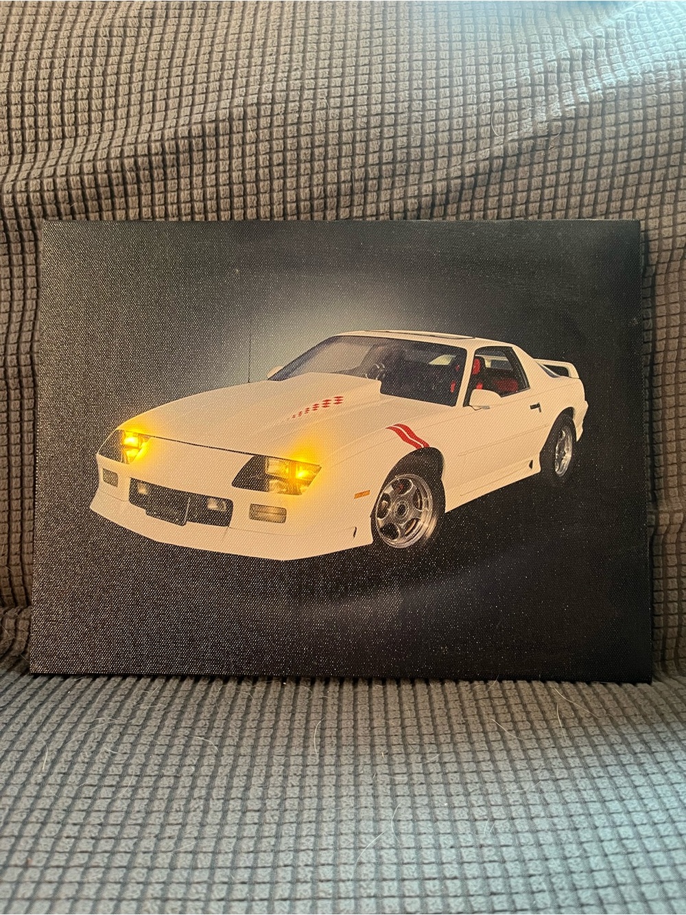 Third Gen Chevrolet Camaro light up car picture wall decor